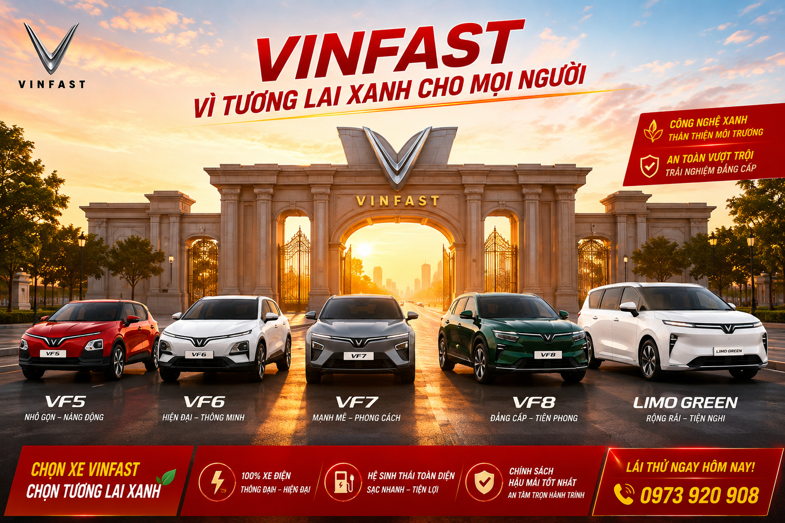 Giá xe VinFast tại Long Khánh